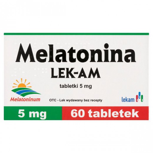 Melatonina 5mg LEK-AM, 60 tabletek