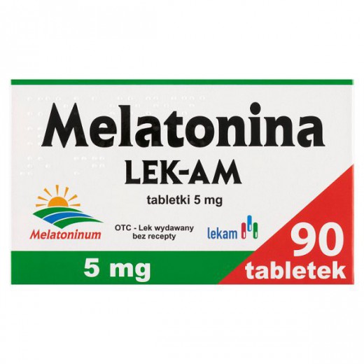 Melatonina 5 mg, 90 tabletek