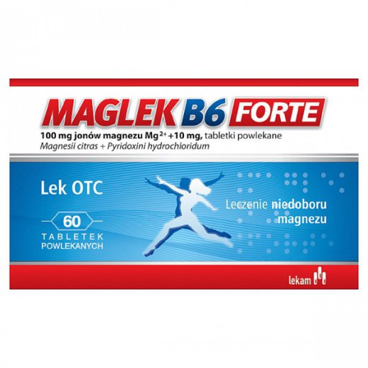 Maglek B6 Forte, 60 tabletek