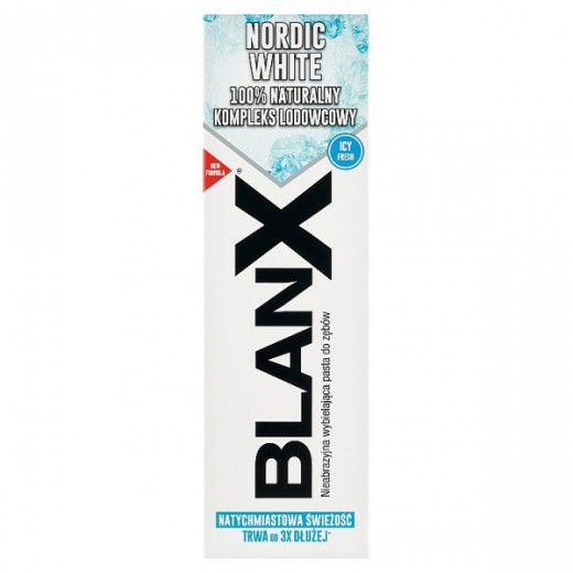 BlanX Nordic White, wybielająca pasta do zębów, 75 ml