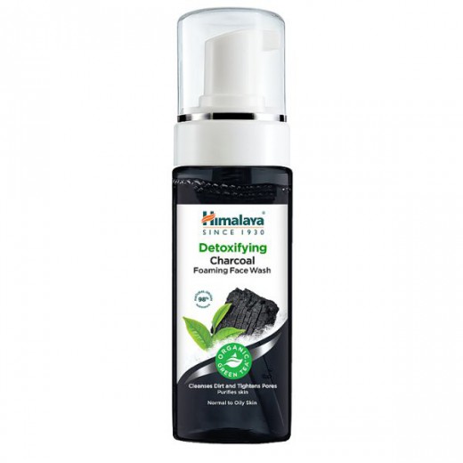 Himalaya, Detoksykująca pianka do mycia twarzy, z węglem aktywnym, 150 ml