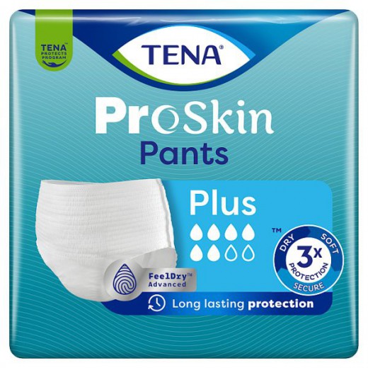 Tena Pants ProSkin, majtki chłonne, rozmiar L, 100-135 cm, Plus, 30 sztuk