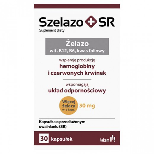 Szelazo + SR, 30 kapsułek o przedłużonym uwalnianiu