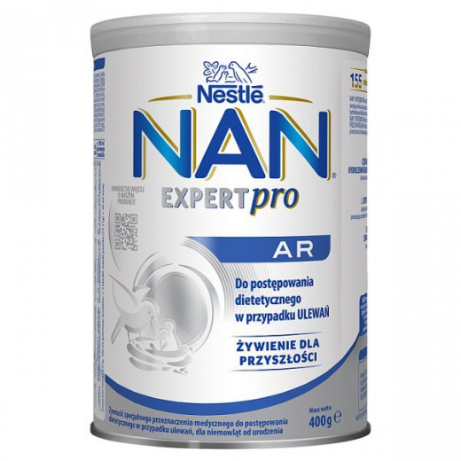 Nestle NAN Expert Pro AR, dla niemowląt z tendencją do ulewań, od urodzenia, 400 g