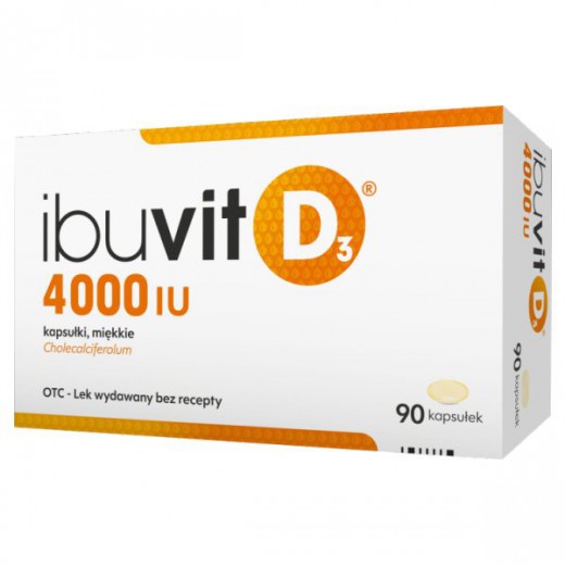 Ibuvit D3 4000 IU, 90 kapsułek