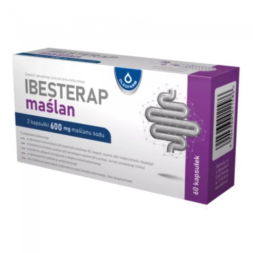 Ibesterap, maślan sodu, kapsułki twarde, 60 kapsułek