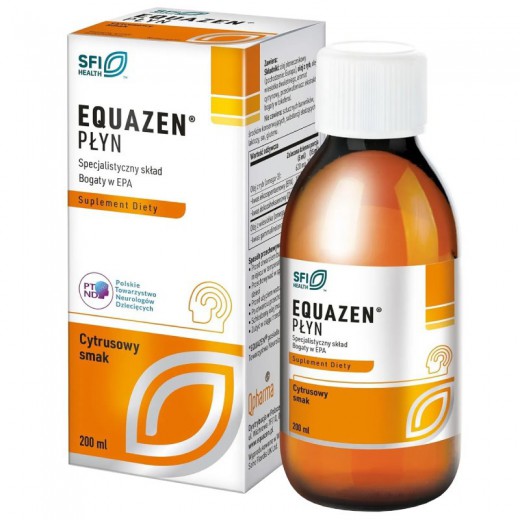 Equazen Eye Q, dla dzieci od 3 lat, smak cytrynowy, 200 ml