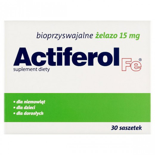 Actiferol Fe 15mg, 30 saszetek