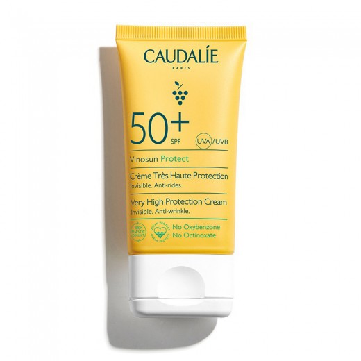 Caudalie Vinosun Protect, krem o bardzo wysokiej ochronie SPF 50+, 50 ml