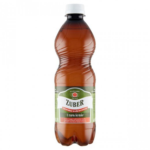 Naturalna Woda Lecznicza Zuber, Trawienie, Krynica-Zdrój, 0.5 l