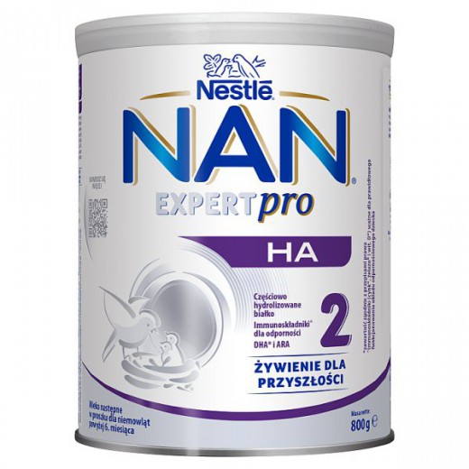 Nestle NAN Expert Pro HA 2, mleko następne dla niemowląt po 6 miesiącu, 800 g
