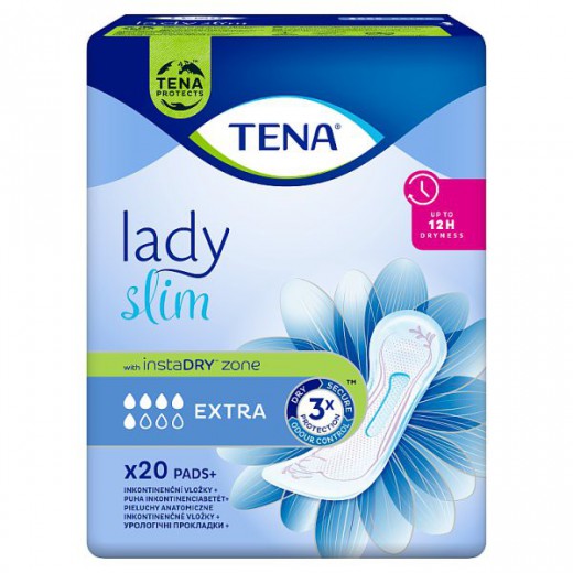 Tena Lady Slim, podpaski specjalistyczne, Extra, 20 sztuk