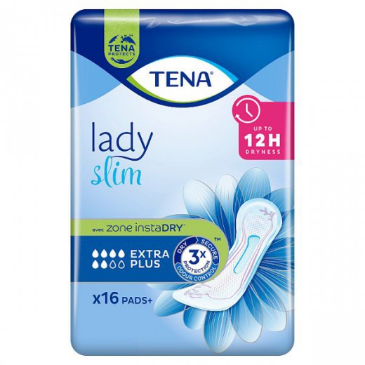 Tena Lady, podpaski specjalistyczne, wkładki urologiczne, Extra Plus, 16 sztuk