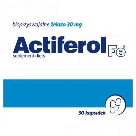 Actiferol FE 30 mg, 30 kapsułek