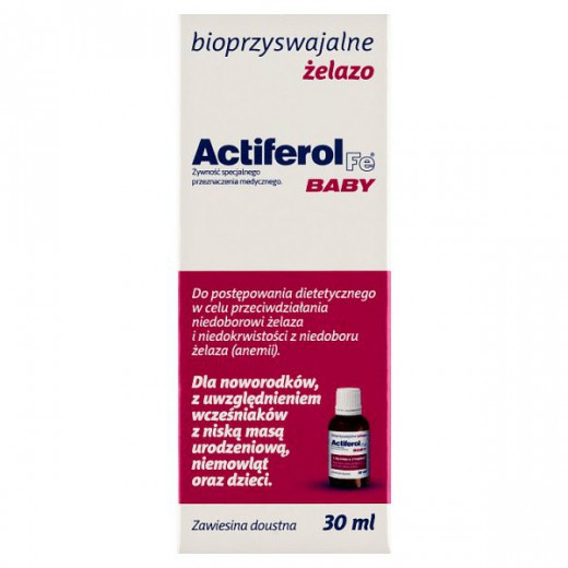 Actiferol Fe Baby, zawiesina doustna, 30 ml
