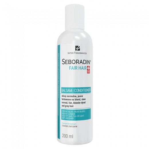 Seboradin Fair Hair, balsam do włosów jasnych i farbowanych na blond, 200 ml