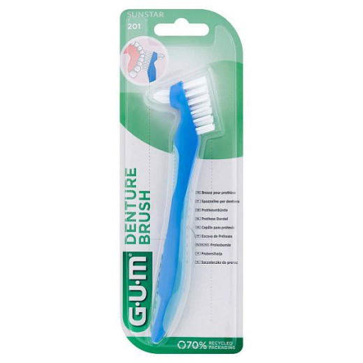 Sunstar Gum Denture Brush, szczoteczka do mycia protez zębowych, 1 sztuka