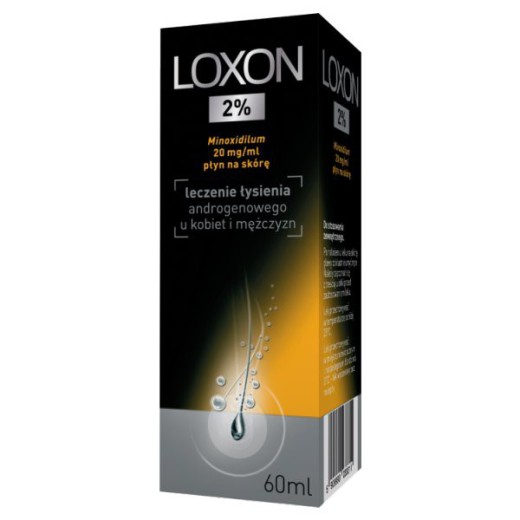 Loxon 2% (Minoxidilum) 20 mg/ml, płyn na skórę, 60 ml
