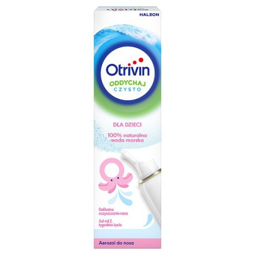 Otrivin Oddychaj Czysto, aerozol do nosa dla dzieci od 2 tygodnia, 100 ml