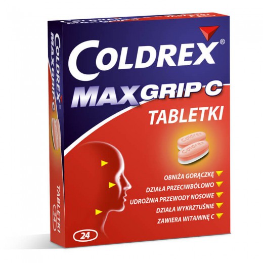 Coldrex Maxgrip C, 24 tabletek