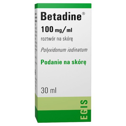 Betadine, 10%, roztwór na skórę, 30 ml