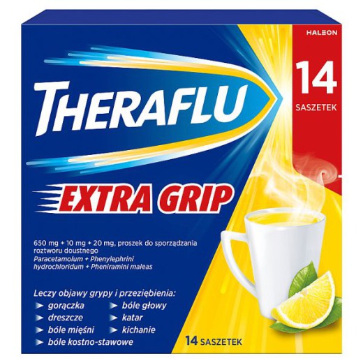 Theraflu ExtraGRIP, 14 saszetek