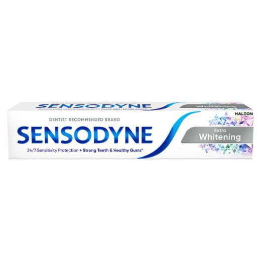 Sensodyne Extra Whitening, wybielająca pasta do zębów, 75 ml