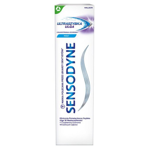 Sensodyne Ultraszybka Ulga, pasta do zębów nadwrażliwych, 75 ml