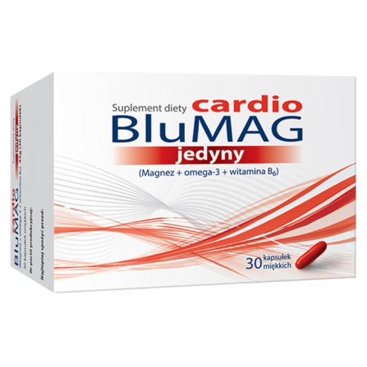 BluMag Cardio jedyny, 30 kapsułek miękkich