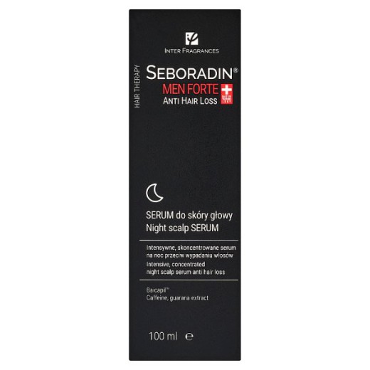 Seboradin Men Forte Anti Hair Loss, Serum Przeciw Wypadaniu Włosów, 100 ml
