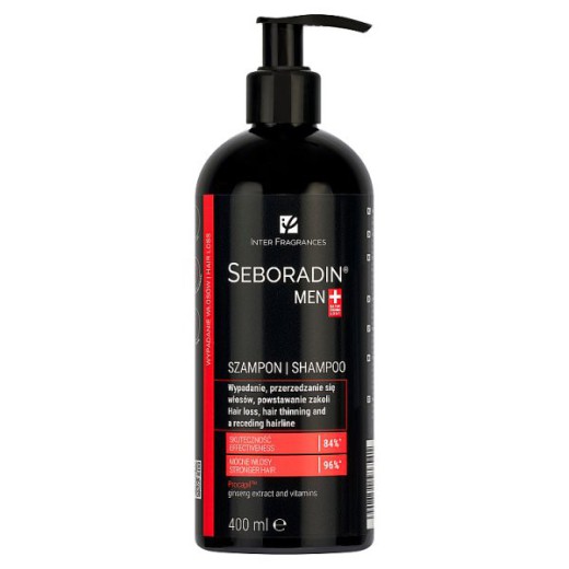 Seboradin Men, szampon przeciw wypadaniu włosów, 400 ml