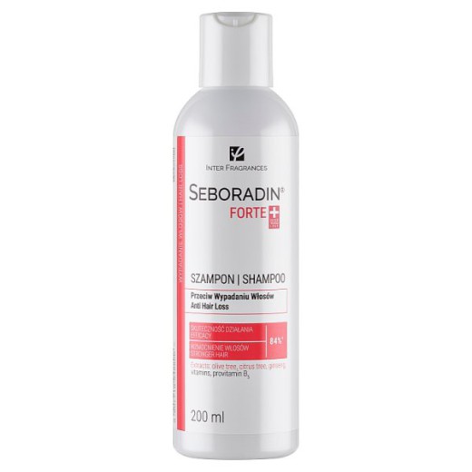 Seboradin Forte, szampon do włosów wypadających i przerzedzających się, 200 ml