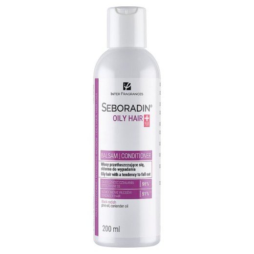 Seboradin Oily Hair, Włosy przetłuszczające się i skłonne do wypadania, balsam, 200 ml