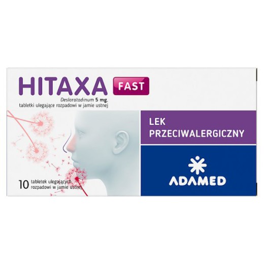 Hitaxa Fast 5mg, 10 tabletek