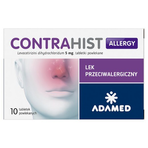 Contrahist Allergy 5mg, 10 tabletek