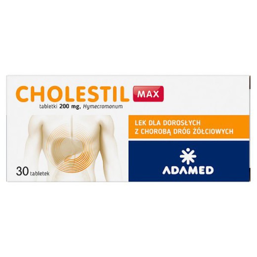 Cholestil Max 200mg, 30 tabletek