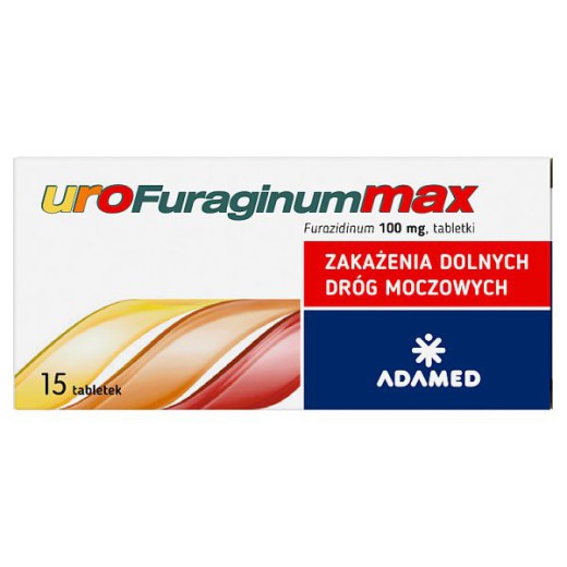 UroFuraginum Max 100mg, tabletki, 30 szt.