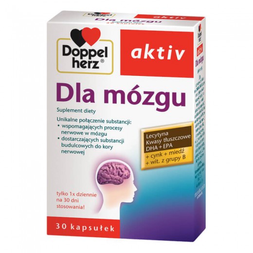 Doppelherz Aktiv, Dla mózgu, 30 kapsułek