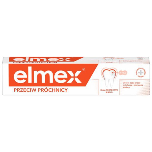 Elmex Przeciw Próchnicy, pasta do zębów z aminofluorkiem, 75 ml