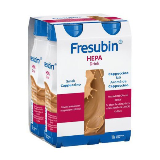 Fresubin Hepa Drink, płyn o smaku cappuccino, 4 x 200 ml