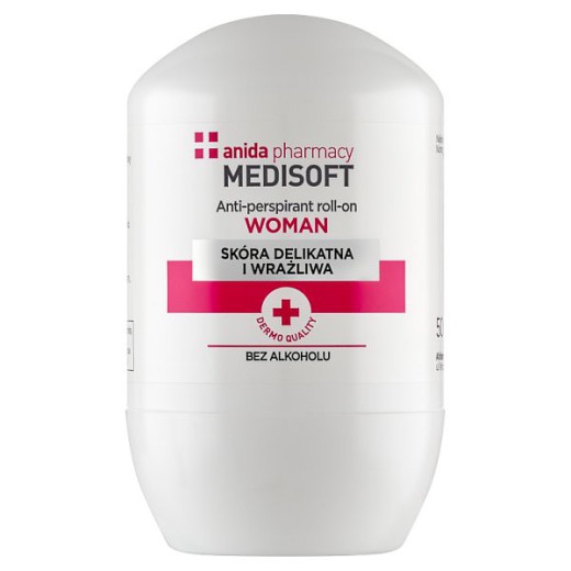 Anida Medi Soft Woman, antyperspirant roll-on, 50 ml