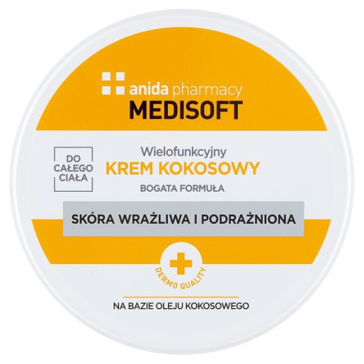 Anida Medi Soft, wielofunkcyjny krem kokosowy, antyalergiczny, 125 ml