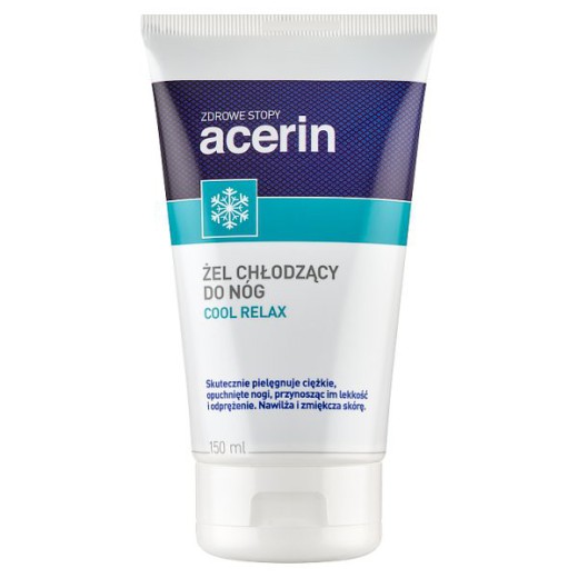 Acerin Cool Relax, żel chłodzący na opuchnięte i zmęczone nogi, 150 ml