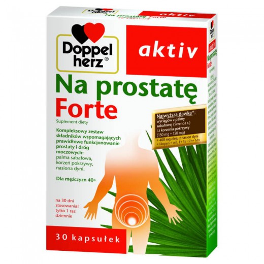 Doppelherz Aktiv, Na prostatę Forte, 30 kapsułek