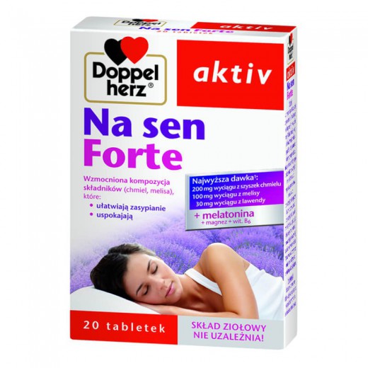Doppelherz Aktiv, Na sen Forte, 20 tabletek