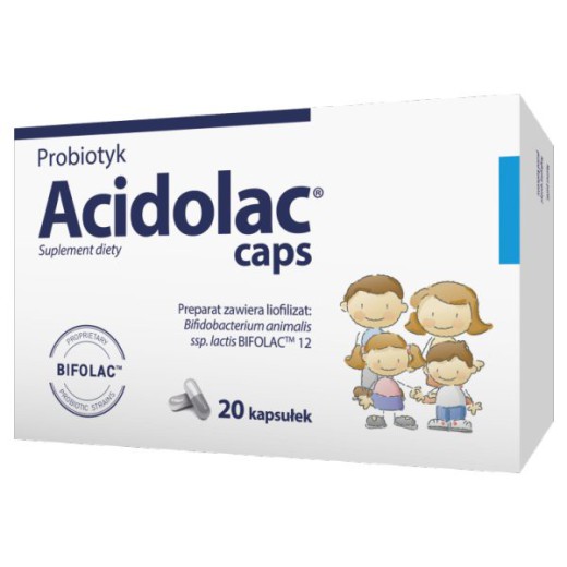 Acidolac Caps, 20 kapsułek