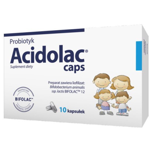 Acidolac Caps, 10 kapsułek