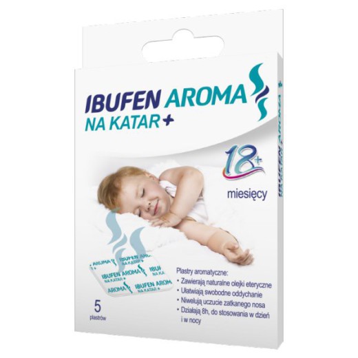 Ibufen aroma na katar +, 5 plastrów