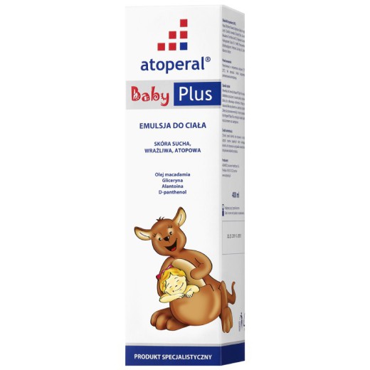 Atoperal Baby Plus, emulsja do ciała, 400 ml
