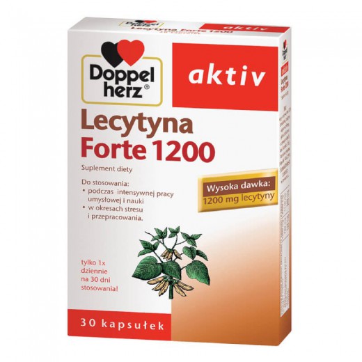 Doppelherz Aktiv, Lecytyna 1200 Forte, 30 tabletek
